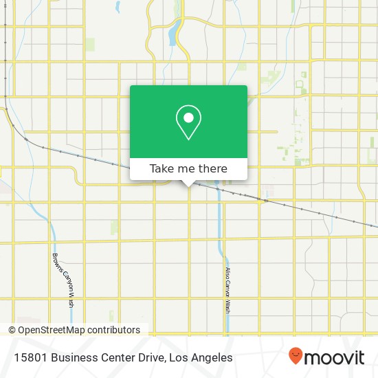 Mapa de 15801 Business Center Drive