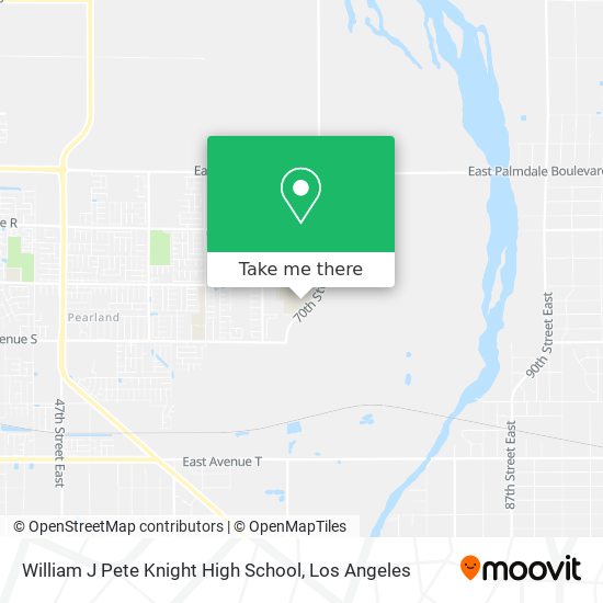 William J Pete Knight High School map