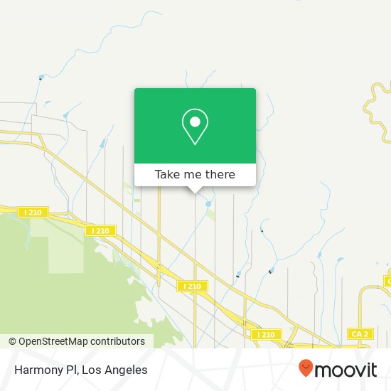 Harmony Pl map
