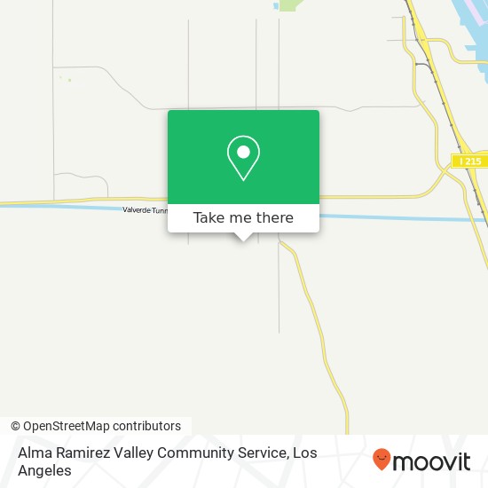 Mapa de Alma Ramirez Valley Community Service