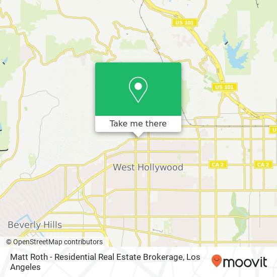 Mapa de Matt Roth - Residential Real Estate Brokerage