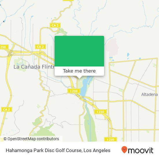 Mapa de Hahamonga Park Disc Golf Course