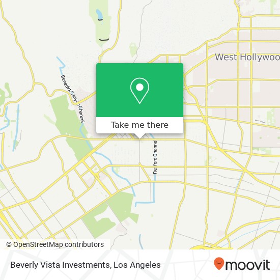 Beverly Vista Investments map