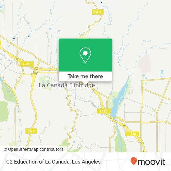 C2 Education of La Canada map