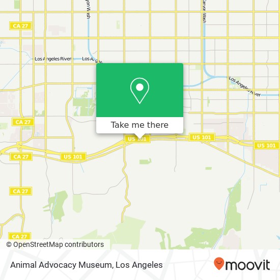 Mapa de Animal Advocacy Museum