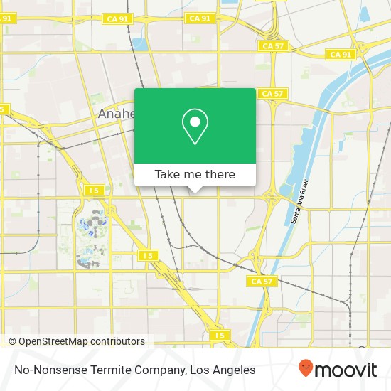 No-Nonsense Termite Company map
