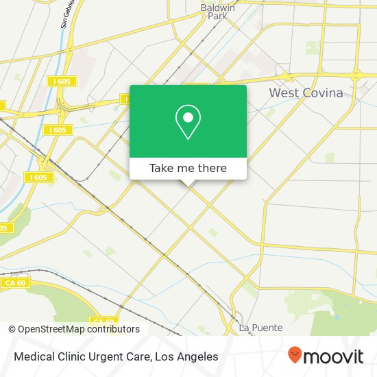 Mapa de Medical Clinic Urgent Care