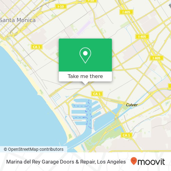 Marina del Rey Garage Doors & Repair map