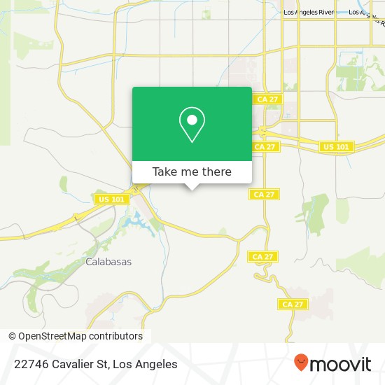 Mapa de 22746 Cavalier St