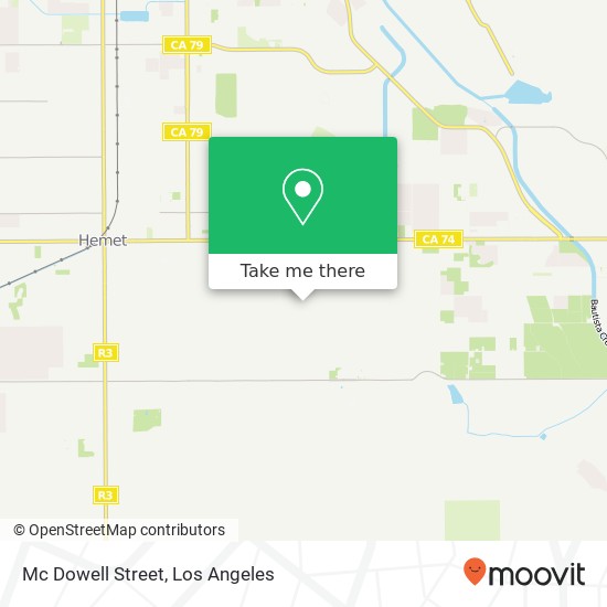 Mapa de Mc Dowell Street