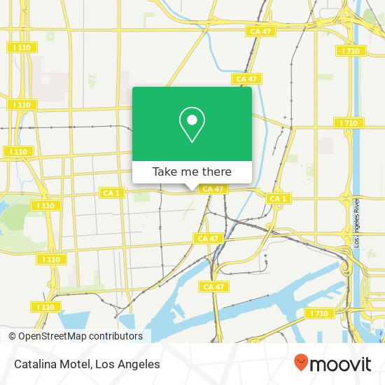 Catalina Motel map