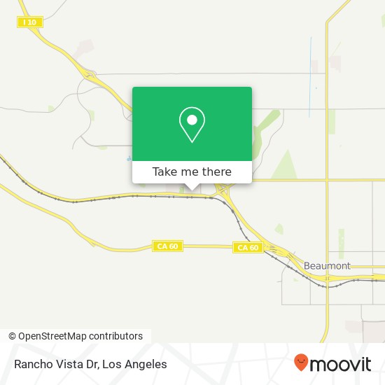 Rancho Vista Dr map