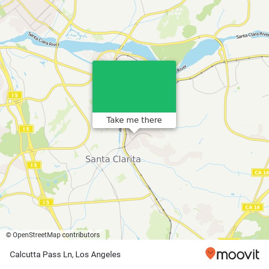 Mapa de Calcutta Pass Ln