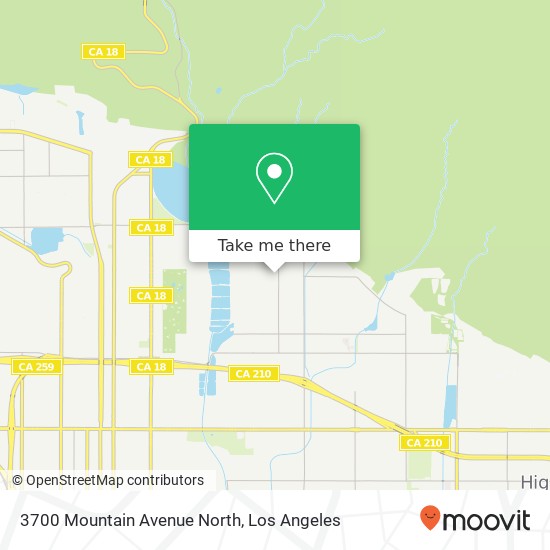3700 Mountain Avenue North map