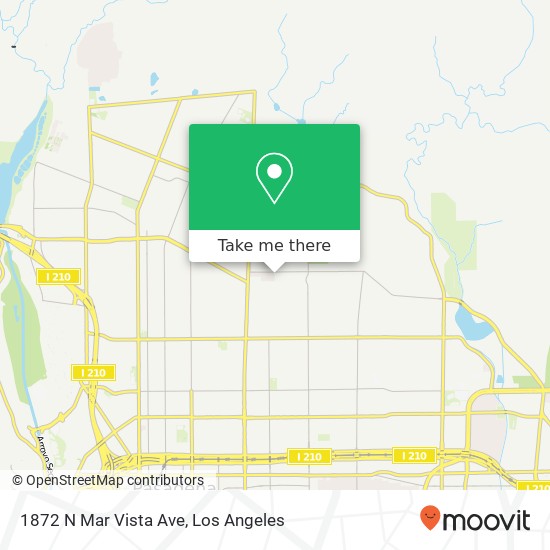 1872 N Mar Vista Ave map