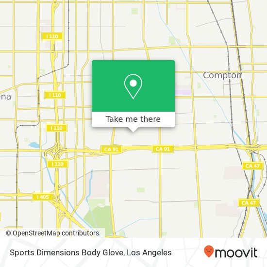 Mapa de Sports Dimensions Body Glove