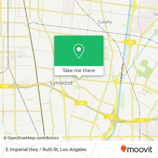 E Imperial Hwy / Ruth St map