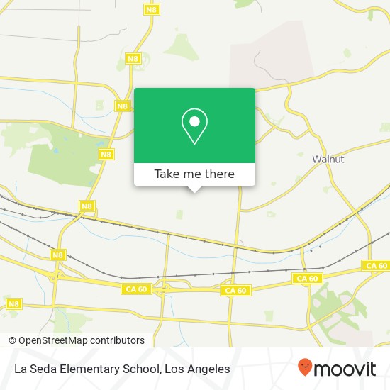 Mapa de La Seda Elementary School