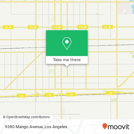 9380 Mango Avenue map