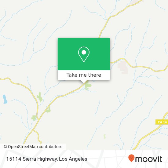 15114 Sierra Highway map