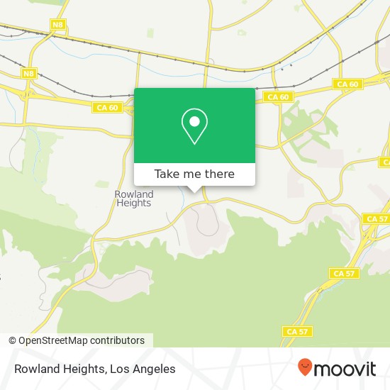 Rowland Heights map