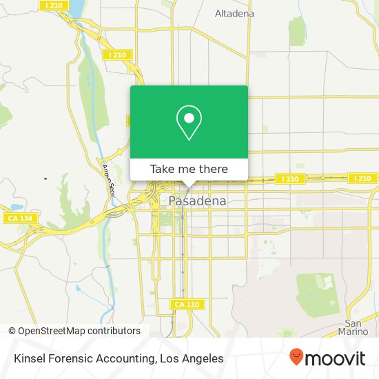 Kinsel Forensic Accounting map