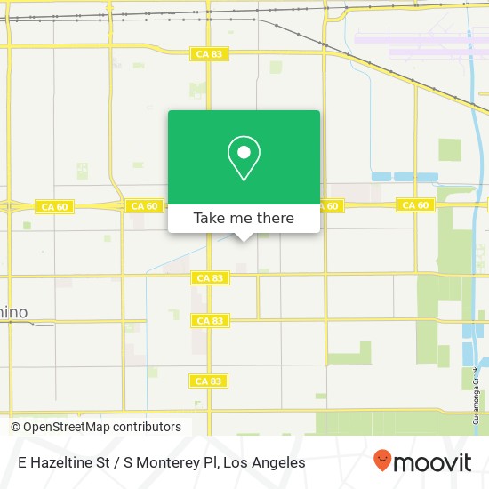 E Hazeltine St / S Monterey Pl map