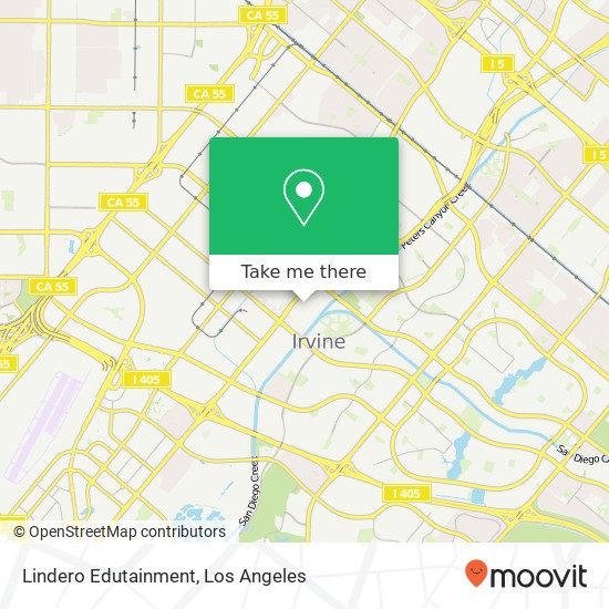 Lindero Edutainment map