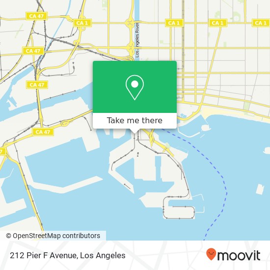 Mapa de 212 Pier F Avenue