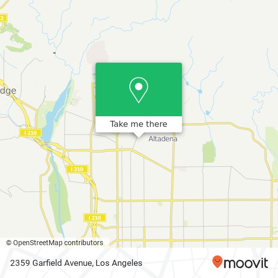 Mapa de 2359 Garfield Avenue