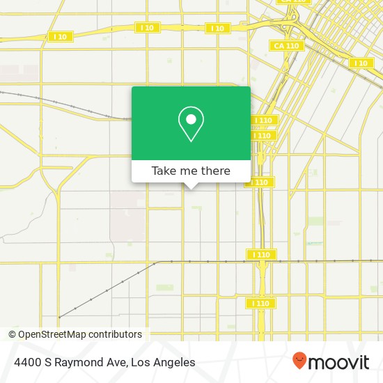 Mapa de 4400 S Raymond Ave