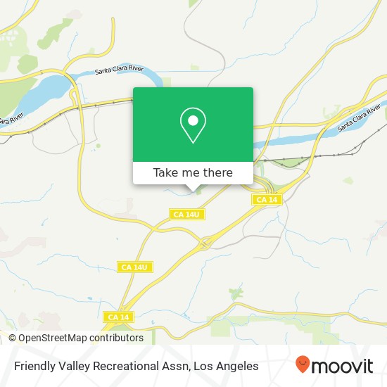 Mapa de Friendly Valley Recreational Assn