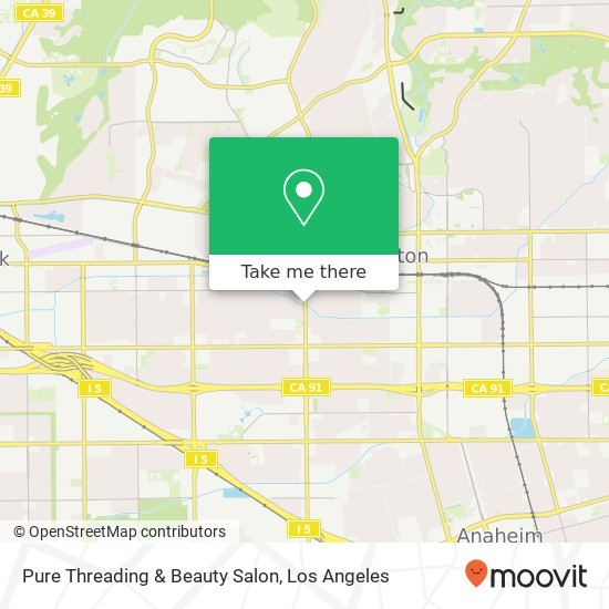 Pure Threading & Beauty Salon map