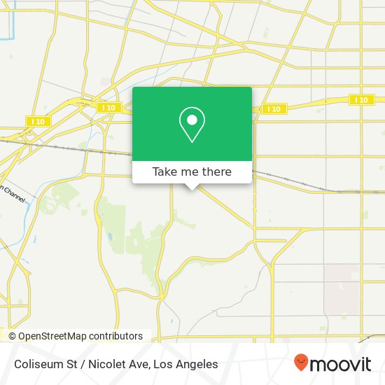 Coliseum St / Nicolet Ave map