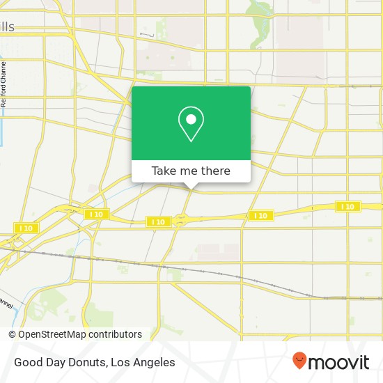 Good Day Donuts map