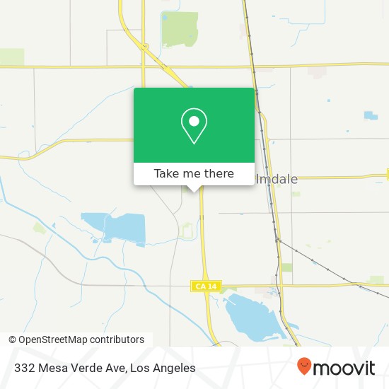 332 Mesa Verde Ave map