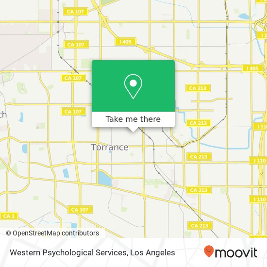 Western Psychological Services map