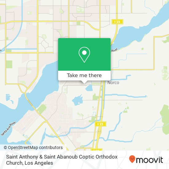 Saint Anthony & Saint Abanoub Coptic Orthodox Church map