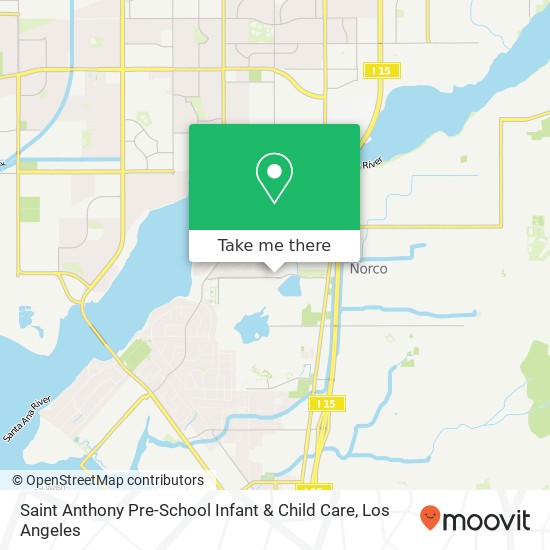 Mapa de Saint Anthony Pre-School Infant & Child Care
