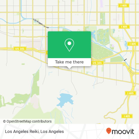 Los Angeles Reiki map