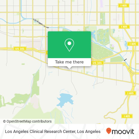 Los Angeles Clinical Research Center map
