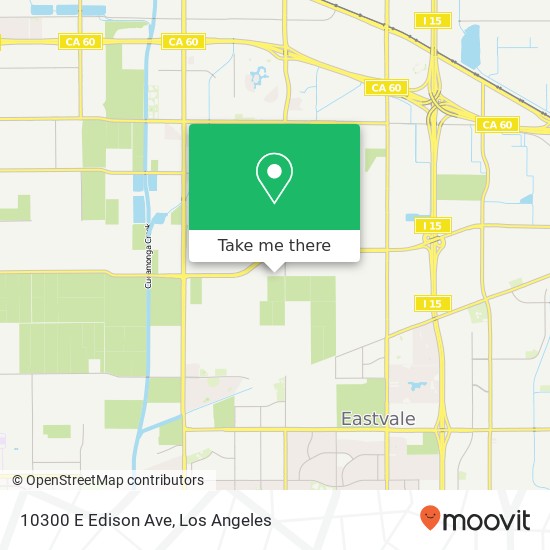 10300 E Edison Ave map