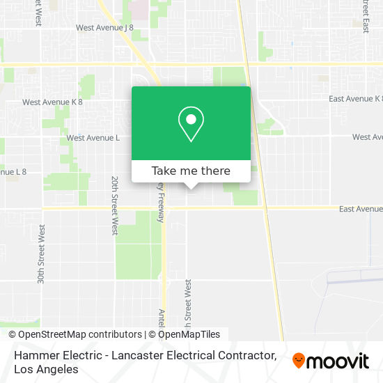 Mapa de Hammer Electric - Lancaster Electrical Contractor