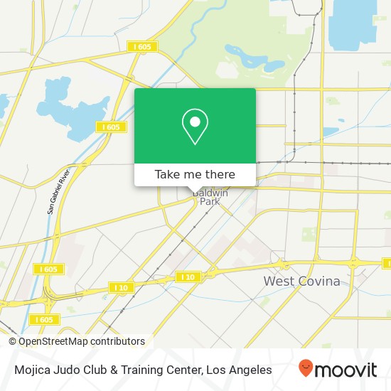 Mapa de Mojica Judo Club & Training Center
