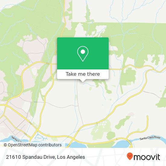 21610 Spandau Drive map