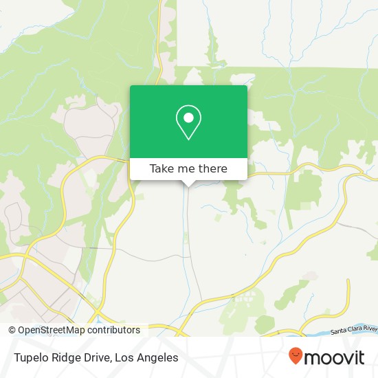 Mapa de Tupelo Ridge Drive