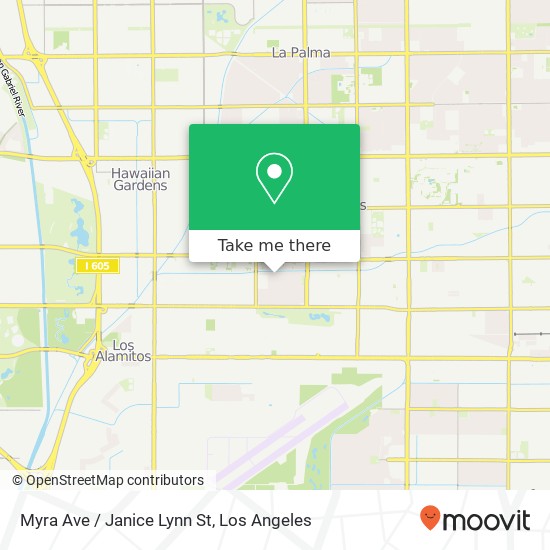 Mapa de Myra Ave / Janice Lynn St