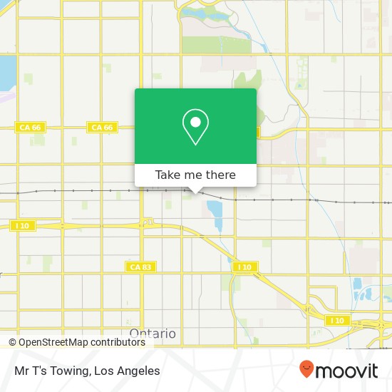 Mr T's Towing map