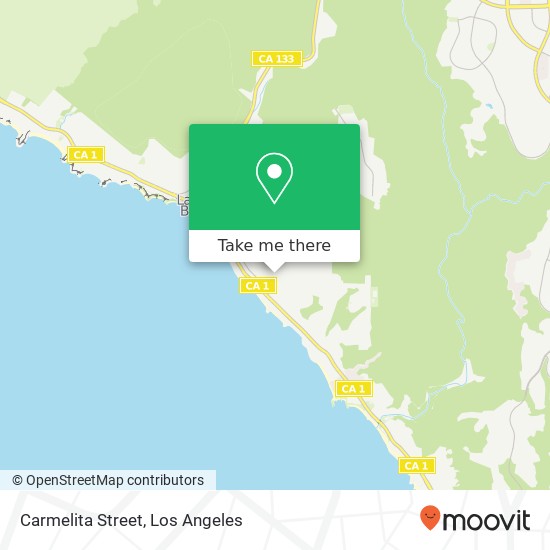 Mapa de Carmelita Street