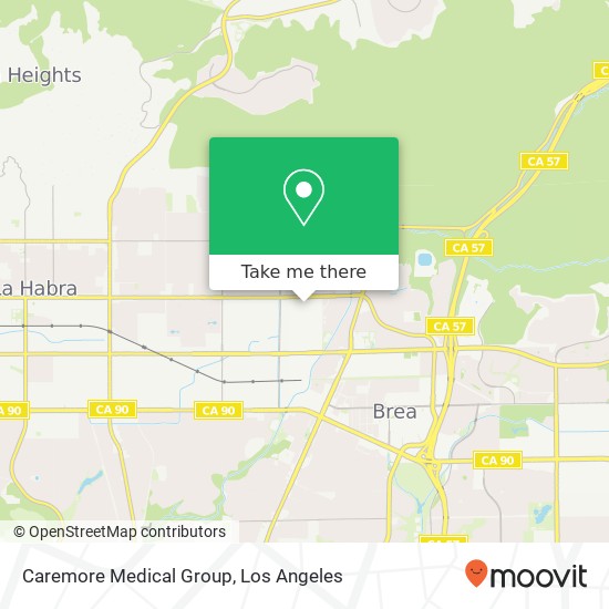 Caremore Medical Group map